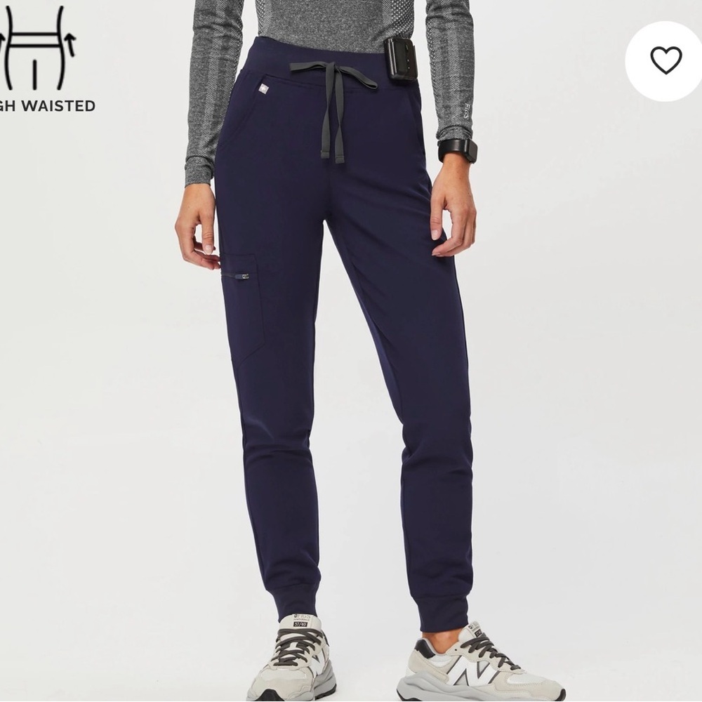 High Waisted Zamora Navy Jogger Scrub